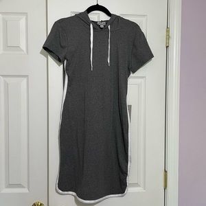 Hoodie Pullover Striped Dress